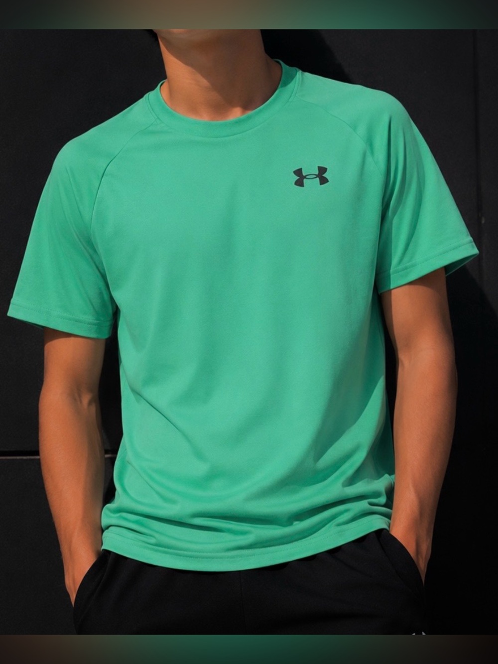 Under Armour Youth Large Green Performance Shirt | YL JG J-G